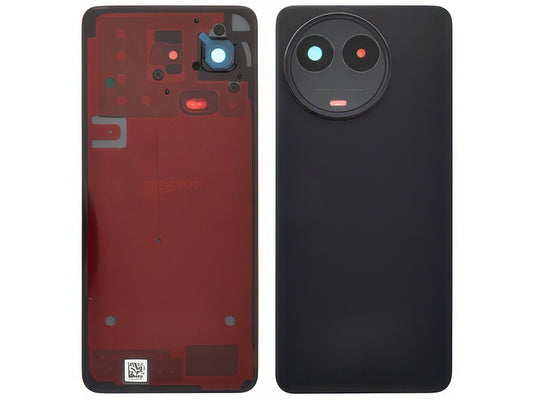 Cover Batteria + Vetrino Camera + Adesivi Glory Nero per realme 11 5G