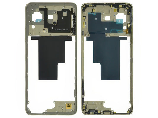 Cover Posteriore + Tasto Volume + Antenna NFC Glory Oro per realme 11 5G