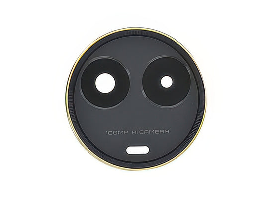 Cover Camera + Vetrino + Adesivi Nero per realme 11 5G