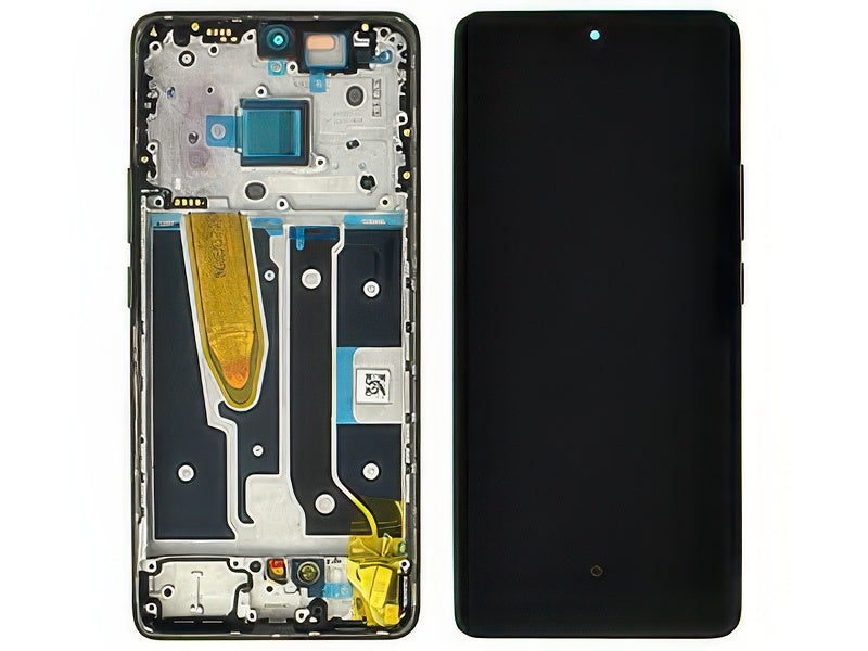 Lcd + Touch Screen + Frame + Tasti Laterali Oasis Verde per realme 11 Pro + - Originale Service Pack