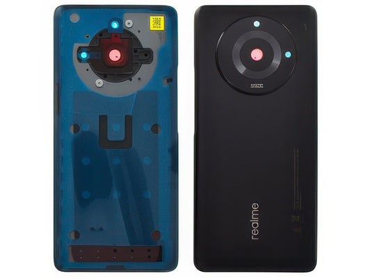 Cover Batteria + Vetrino Camera + Adesivi Astral Nero per realme 11 Pro