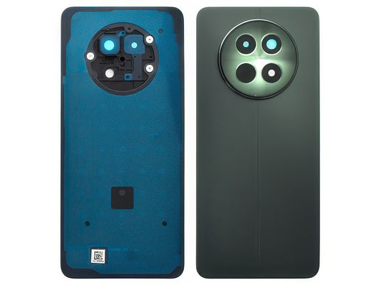 Cover Batteria + Vetrino Camera + Adesivi Woodland Verde per realme 12 5G