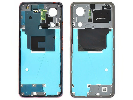 Cover Posteriore + Tasti Laterali + Antenna NFC Warrior Rosa per realme 14 5G