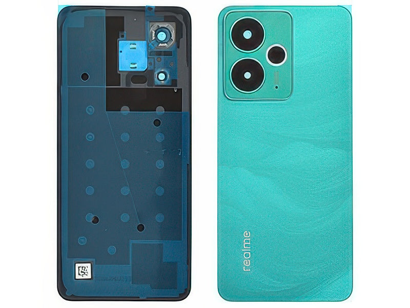 Cover Batteria + Vetrino Camera + Adesivi Surf Verde per realme 14T 5G