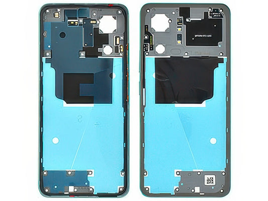 Cover Posteriore + Tasti Laterali + Antenna NFC Surf Verde per realme 14T 5G