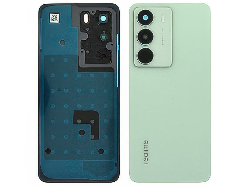 Cover Batteria + Vetrino Camera + Adesivi Peridot Verde per realme 14x 5G