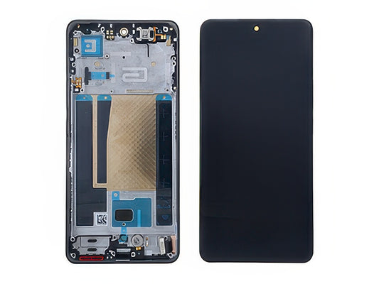 Lcd + Touch Screen + Frame + Tasti Laterali Oro per realme 16 Pro+