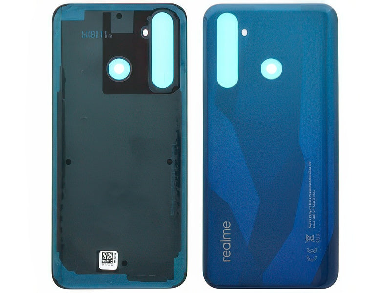 Cover Batteria + Adesivi Crystal Verde per realme 5 Pro