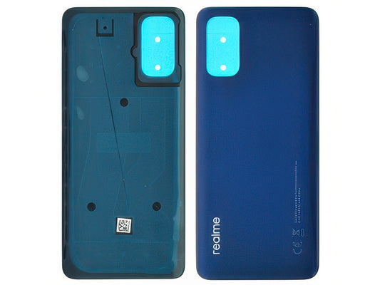 Cover Batteria + Adesivi Mirror Blu per realme 7 Pro