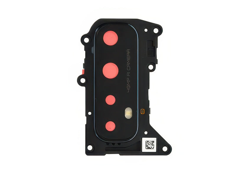 Cover Camera + Vetrino Camera + Flash Nero per realme 7