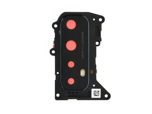 Cover Camera + Vetrino Camera + Flash Nero per realme 7