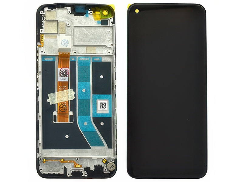Lcd + Touchscreen + Frame Nero vers. RMX2103 per realme 7i