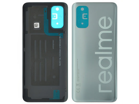 Cover Batteria + Adesivi Flash Argento per realme 7 5G