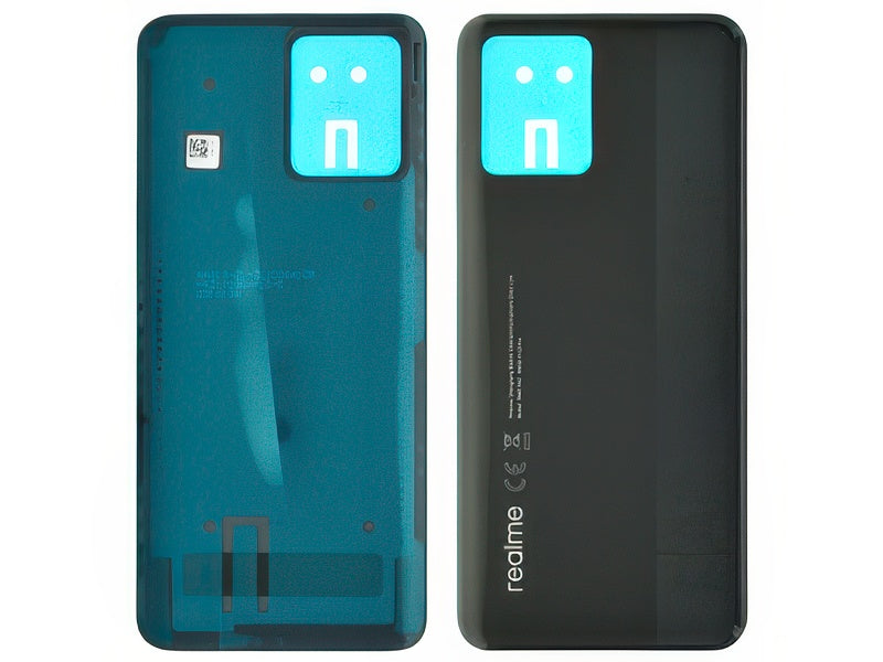 Cover Batteria + Adesivi Cyber Nero per realme 8 4G