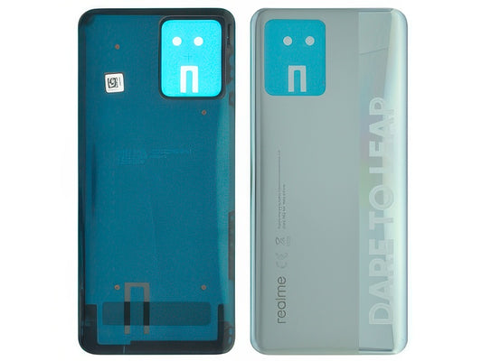 Cover Batteria + Adesivi Cyber Argento per realme 8 4G