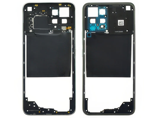 Frame + Tasti Laterali + Antenna NFC Cyber Argento per realme 8 4G