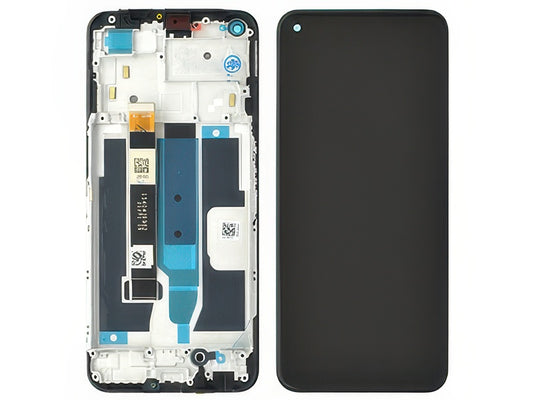 Lcd + Touch Screen + Frame Nero per realme 8 5G
