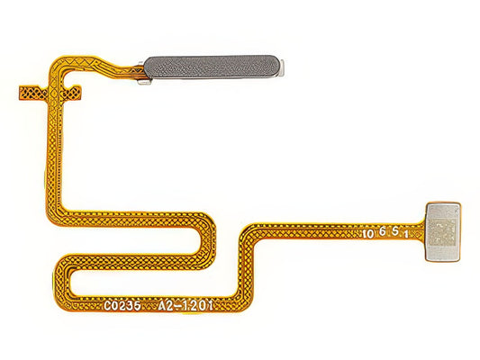 Flat Cable + Lettore Impronta Space Nero per realme 8i