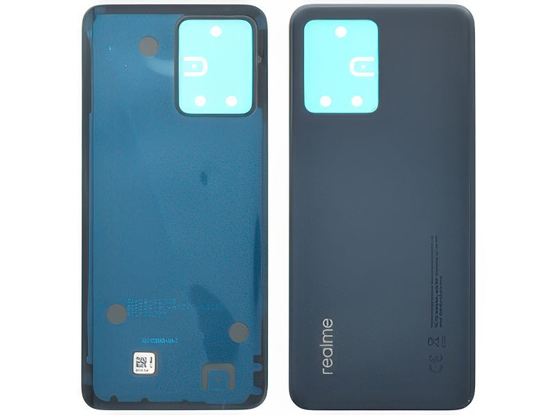 Cover Batteria + Adesivi Meteor Nero per realme 9