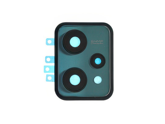 Cover Camera + Vetrino + Adesivi Aurora Verde per realme 9 Pro 5G