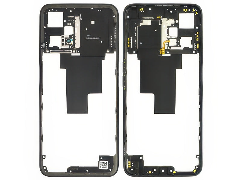 Cover Posteriore + Tasti Volume + Antenna NFC Midnight Nero per realme 9 Pro 5G
