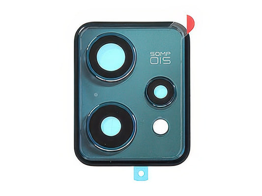 Cover Camera + Vetrino + Adesivi Aurora Verde per realme 9 Pro+ - Compatibile