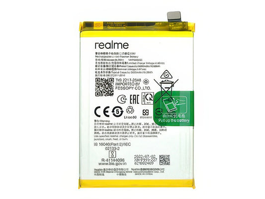 BLP911 Batteria 5000 mAh Li-Ion + Adesivo per realme 9i 4G