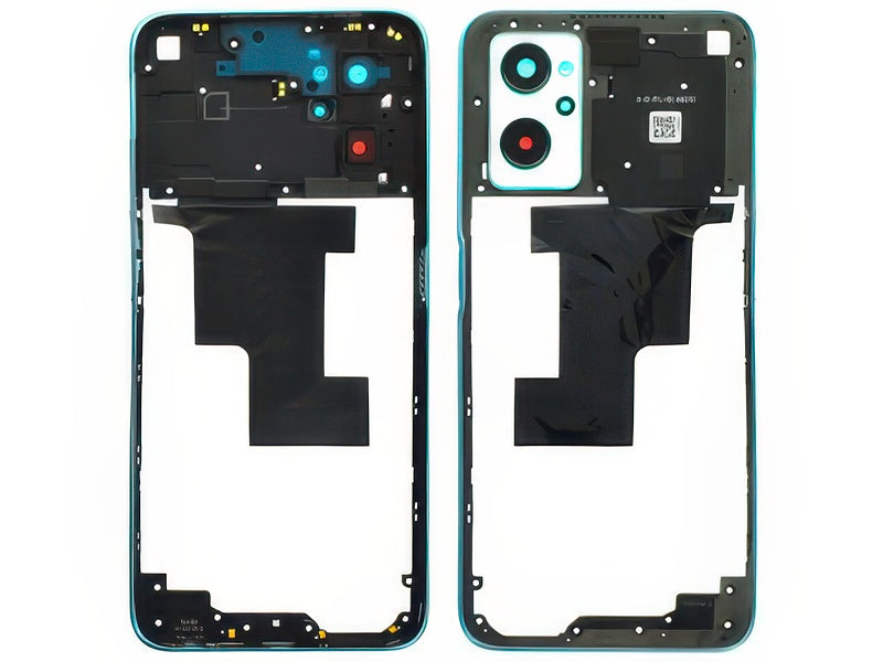 Frame + Tasti Volume + Vetrino Camera + Antenna NFC Prism Blue per realme 9i 4G