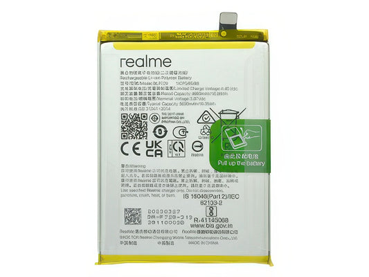 BLP729 Batteria 5000 mAh Li-Ion + Adesivo per realme C11 2020