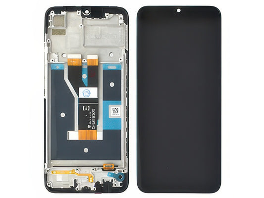 Lcd + Touch Screen + Frame Nero per realme C21