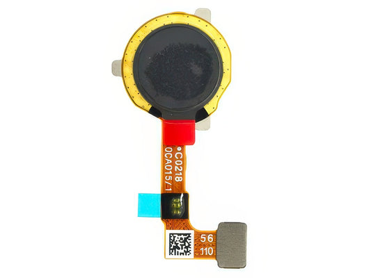 Flat Cable + Lettore Impronta Cross Nero per realme C21