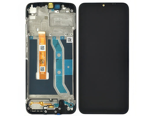 Lcd + Touch Screen + Frame Nero per realme C21Y