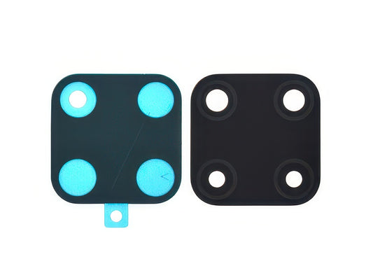Vetrino Camera Posteriore + Adesivo Nero per realme C21Y