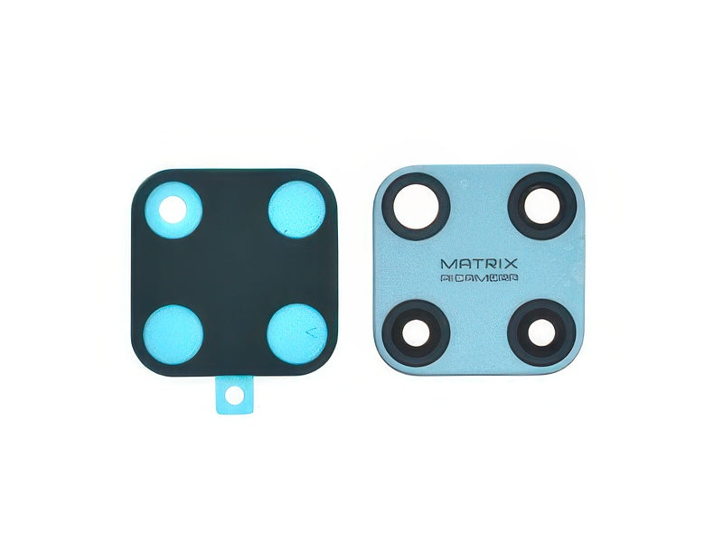 Vetrino Camera Posteriore + Adesivo Blu Ice per realme C25Y