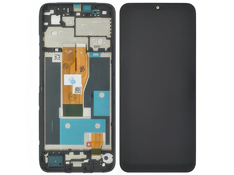 Lcd + Touch Screen + Frame Nero per realme C30