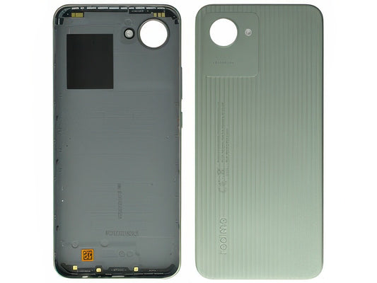 Cover Batteria + Tasti Laterali Bamboo Verde per realme C30