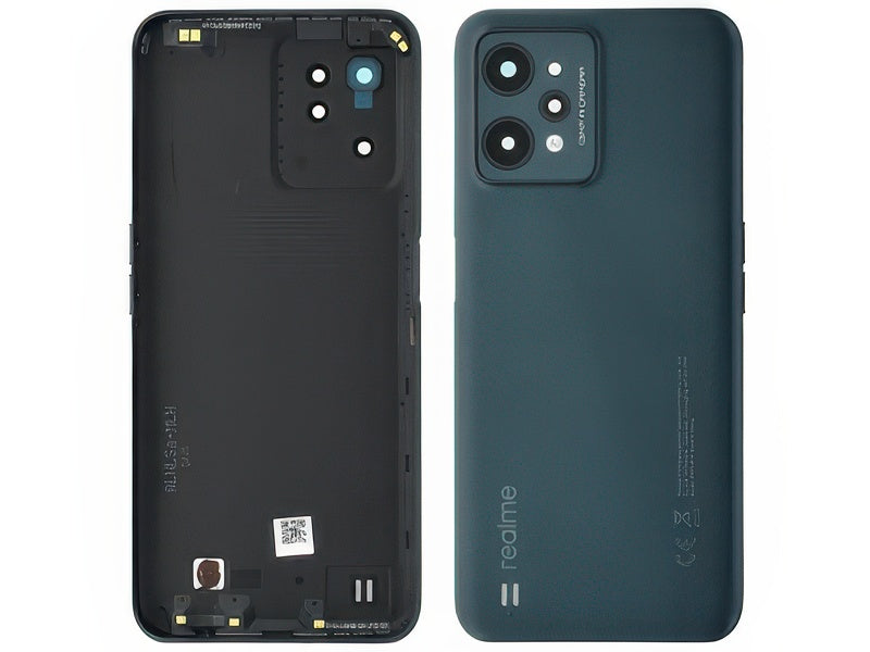 Cover Batteria + Vetrino Camera + Tasti Volume Verde Scuro per realme C31