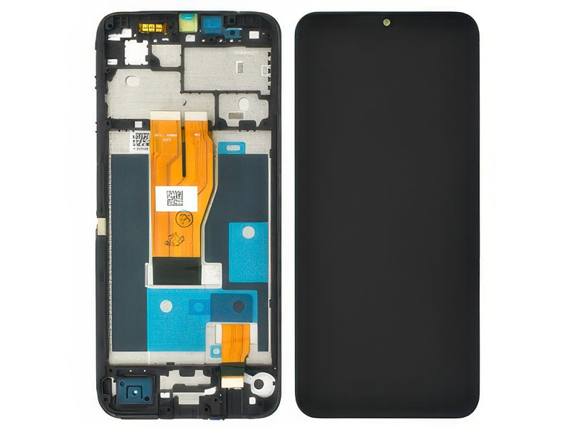 Lcd + Touch Screen + Frame Nero per realme C33 4G