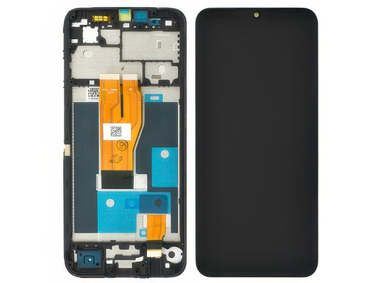 Lcd + Touch Screen + Frame Nero per realme C33 4G
