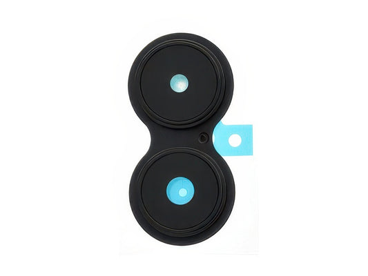 Cover Camera + Vetrino Camera + Adesivi Nero per realme C33 4G