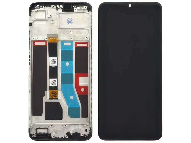 Lcd + Touch Screen + Frame Nero per realme C53