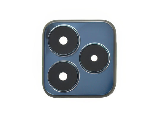 Cover Camera + Vetrino Camera + Adesivi Nero per realme C53
