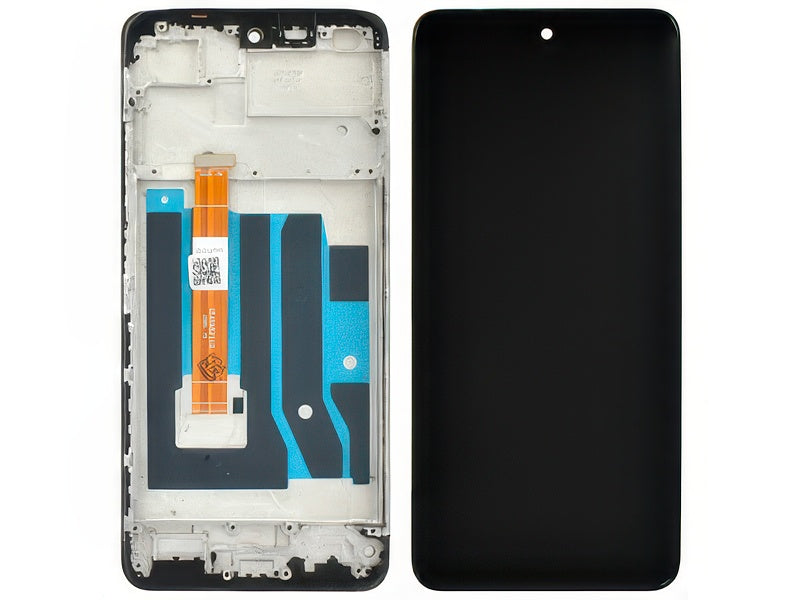 Lcd + Touchscreen + Frame Nero per realme C55