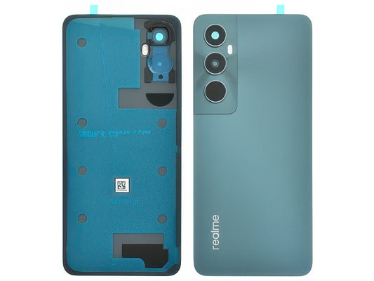 Cover Batteria + Vetrino Camera + Adesivi Starlight Nero per realme C65