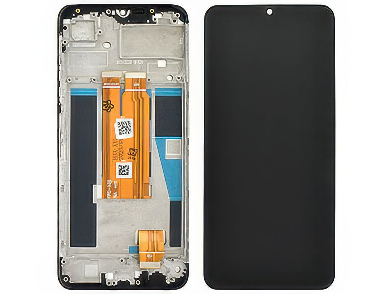 Lcd + Touch Screen + Frame Nero per realme C63