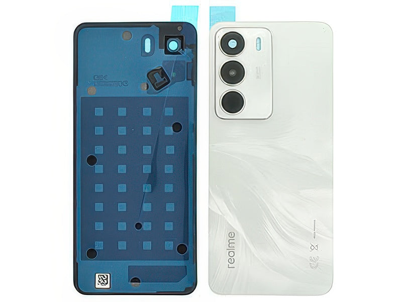 Cover Batteria + Vetrino Camera + Adesivi Bianco Swan per realme C71