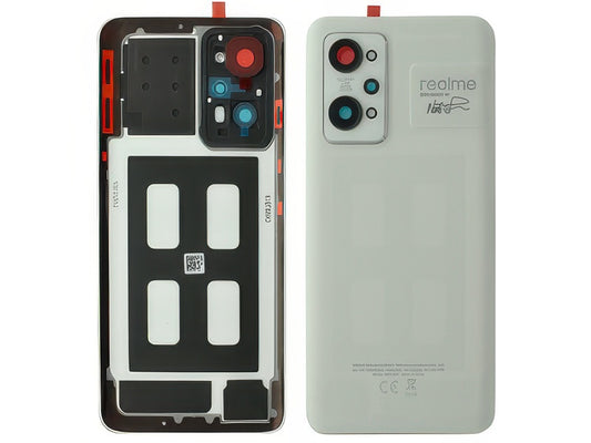 Cover Batteria + Vetrino Camera + Adesivi Paper Bianco per realme GT 2