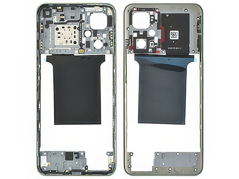 Cover Posteriore + Tasti Laterali + Antenna NFC Paper Verde per realme GT 2