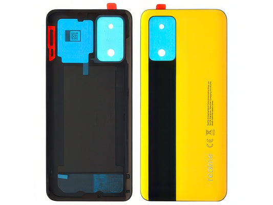 Cover Batteria + Adesivi Racing Giallo per realme GT 5G