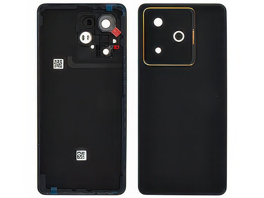 Cover Batteria + Vetrino Camera + Adesivi IceSense Nero per realme GT 7T 5G